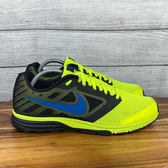 Nike Zoom Fly Volt Yellow Blue Black Running Shoe 630915-704 Men’s Size 10 - Picture 4 of 12